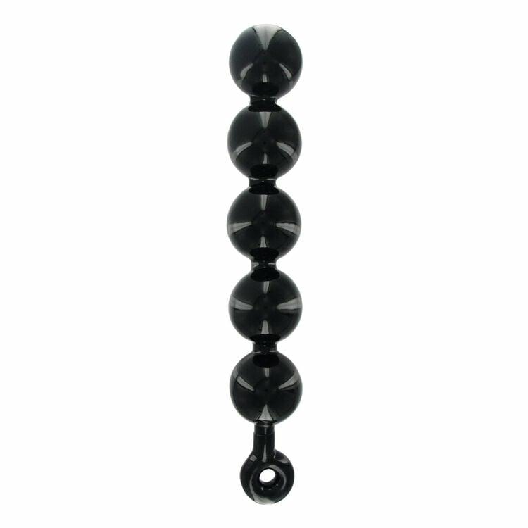 Anal Beads & Butt Plugs | Master Series Black Baller Anal Beads 15 Inches Anal Beads & Butt Plugs Anal Beads & Butt Plugs