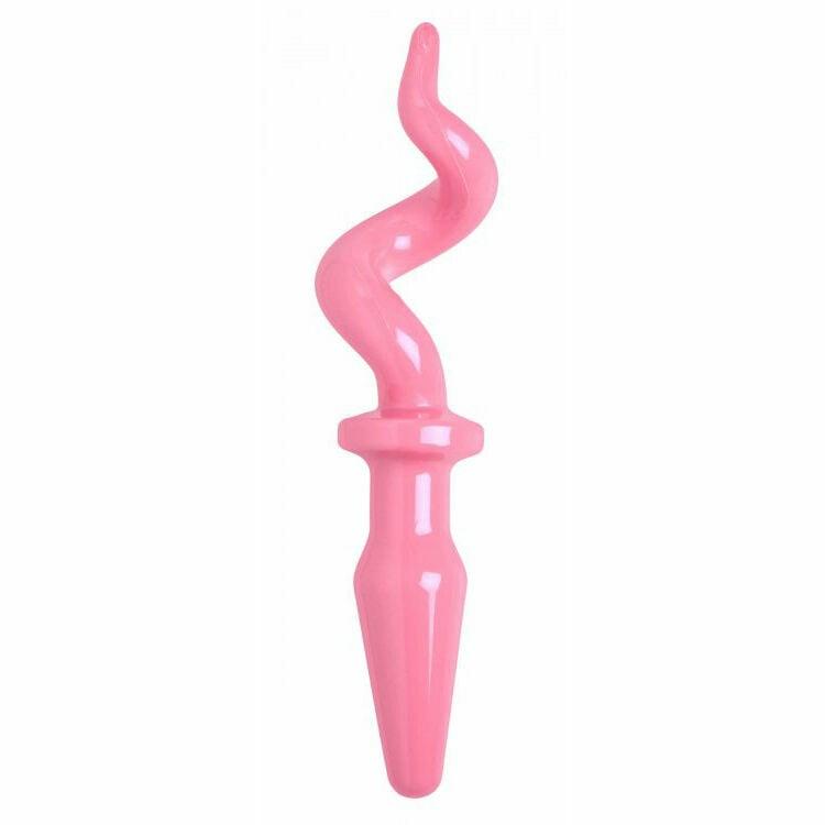 Anal Beads & Butt Plugs | Master Series Pink Pig Tail Butt Plug 4 Inches Anal Beads & Butt Plugs Anal Beads & Butt Plugs