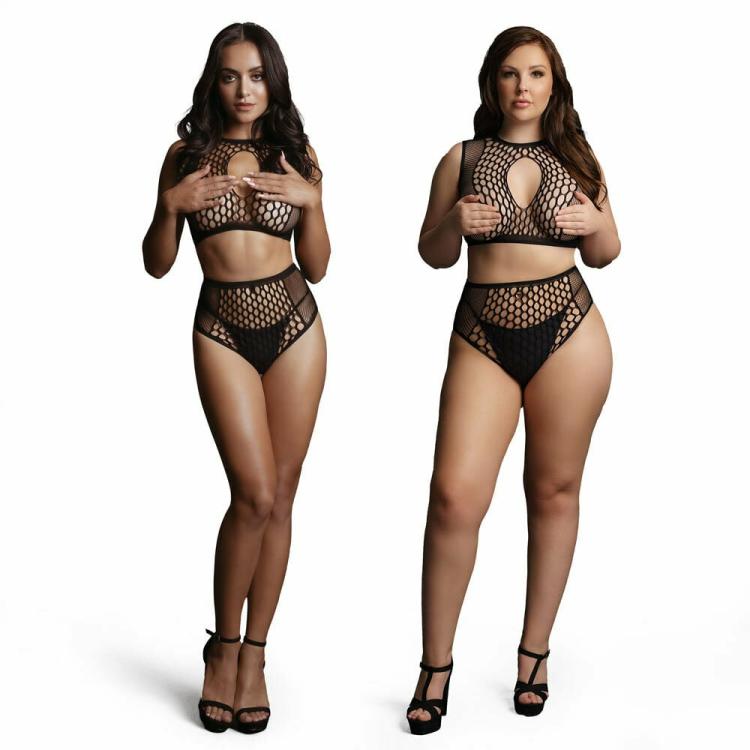 Bodystockings | Le Desir Duo Net Key-Hole Bra Set Bodystockings Bodystockings