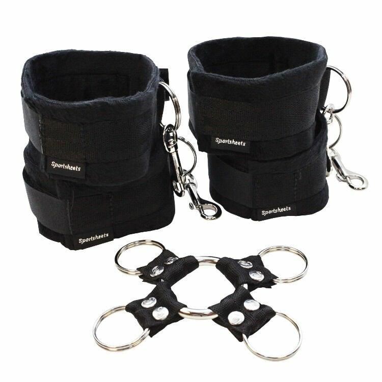 Bondage Gear Kits | Sportsheets Hog Tie & Cuff Set Bondage Gear Bondage Gear Kits