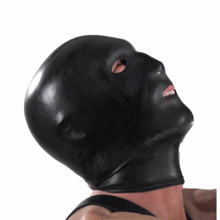 Bondage Hoods, Masks & Blindfolds | Sc Novelties Black Hood With Eye, Mouth And Nose Holes Bondage Gear Bondage Hoods, Masks & Blindfolds