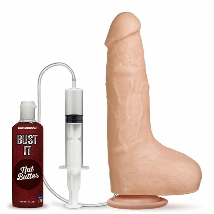 Dildos | Doc Johnson Bust It Squirting Realistic Ejaculating Dildo 8.5 Inches Dildos Dildos