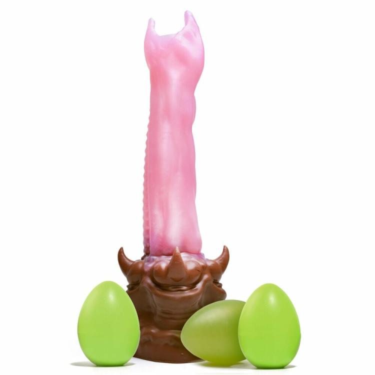 Dildos | Spore Platinum Silicone Ovipositor Dildo With 3 X Eggs (Small) Dildos Dildos