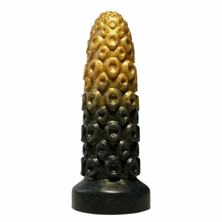 Dildos | The Textured One Platinum Silicone Dildo 6 Inches To 13.4 Inches (4 Sizes) Anal Gaping Anal Gaping