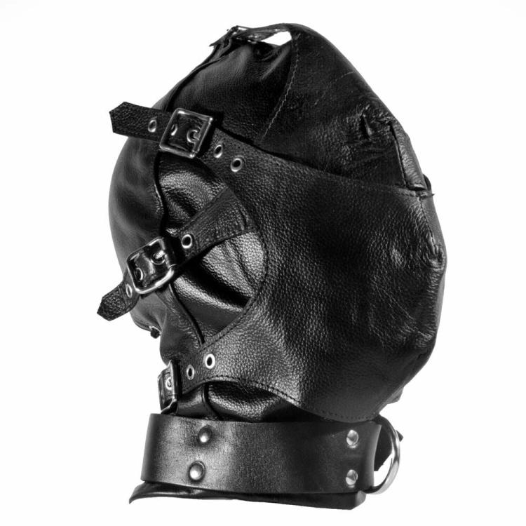 Hoods & Masks | Blackout Hood With Blindfold & Muzzle Bondage Gear Bondage Hoods, Masks & Blindfolds