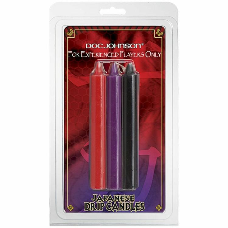 Medical Play | Doc Johnson Japanese Drip Candles 3 Pack Bdsm Sensation Play Bdsm Sensation Play