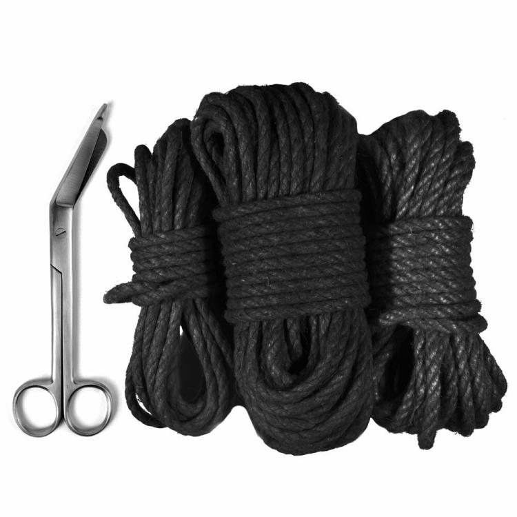 Restraints | Black Rope Bundle (5M, 10M & 20M) Bondage Gear Restraints