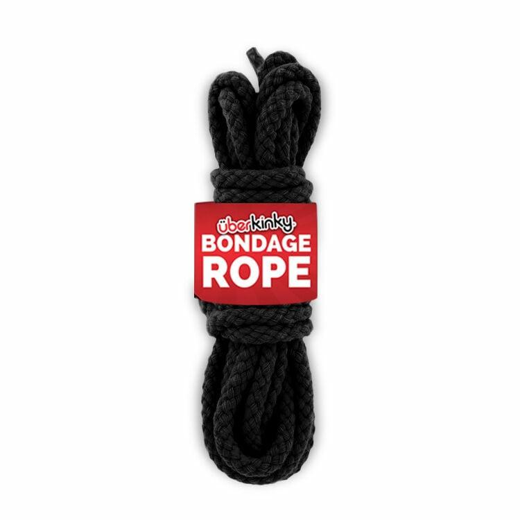 Restraints | Braided Cotton Rope Black 16Ft 5M Bondage Gear Restraints