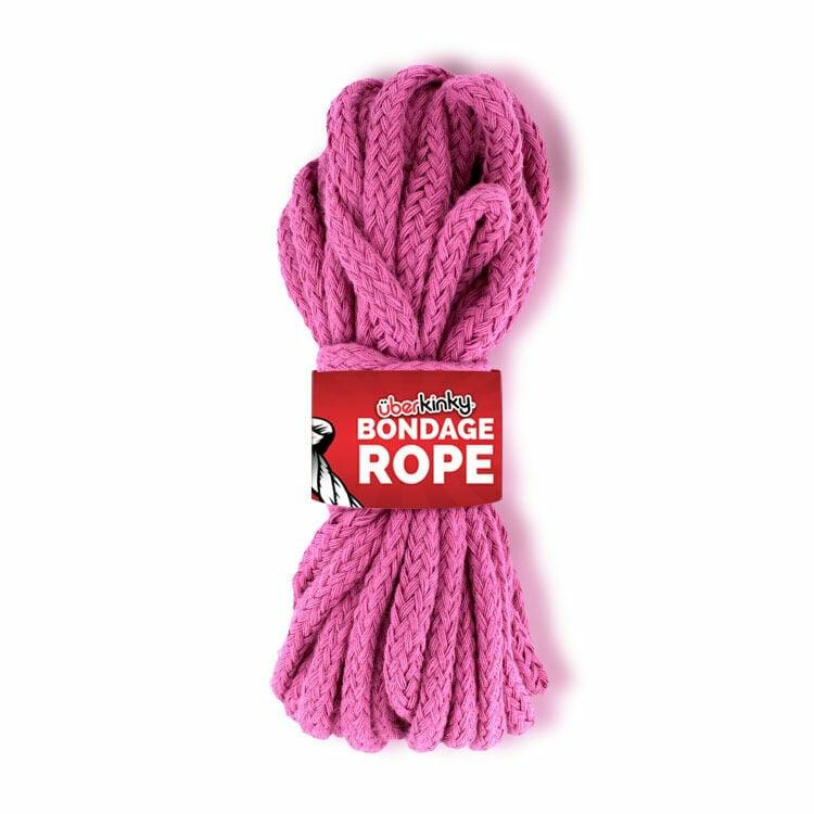 Restraints | Braided Cotton Rope Pink 32Ft 10M Bondage Gear Restraints