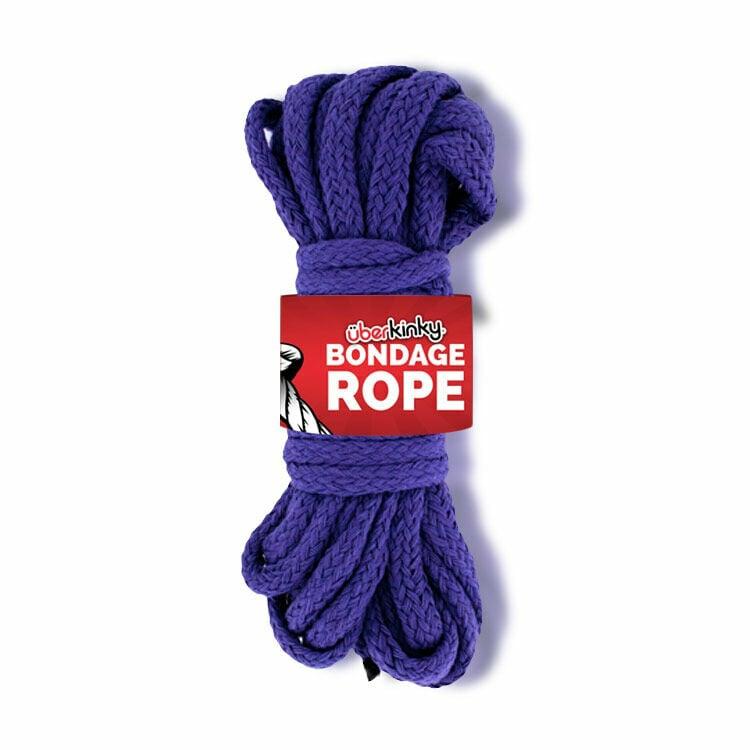 Restraints | Braided Cotton Rope Purple 32Ft 10M Bondage Gear Restraints