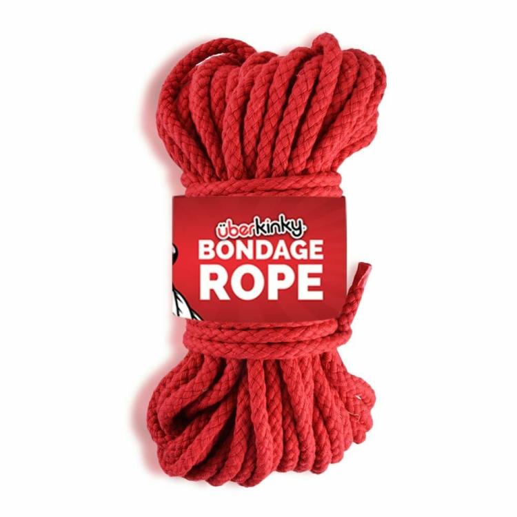 Restraints | Braided Cotton Rope Red 66Ft 20M Bondage Gear Restraints