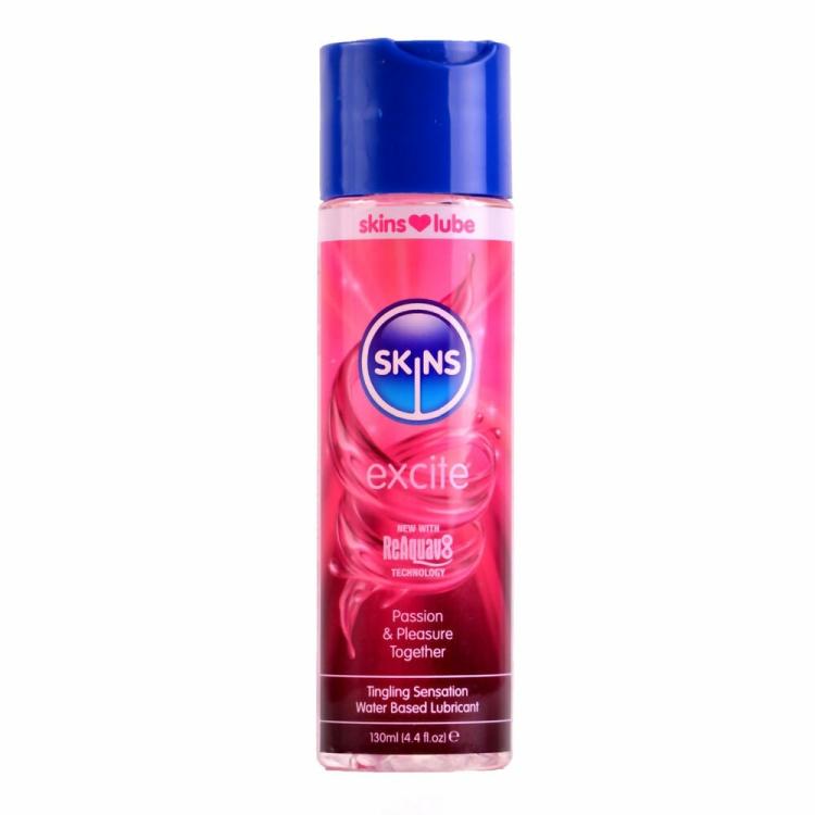 Sexual Lubricants | Skins Excite Tingling Water Based Lubricant 130Ml Essentials Sexual Lubricants