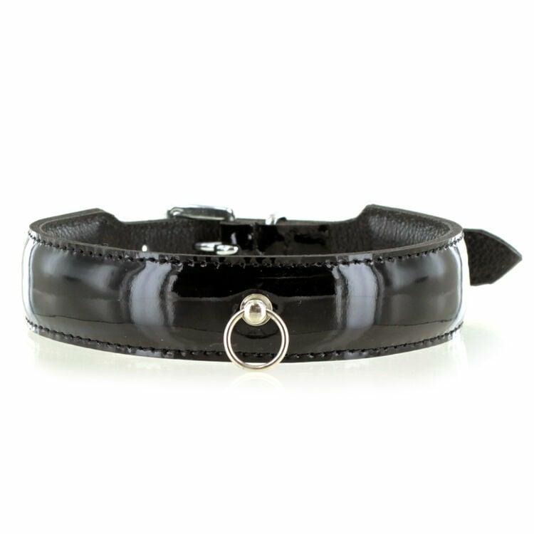 Slave Collars | Patent Leather Slave Collar Bondage Gear Slave Collars